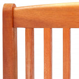 ZNTS 7 Piece Folding Outdoor Dining Set Solid Eucalyptus Wood 3087152