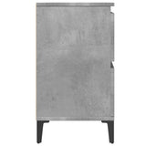 Sink Cabinet Concrete Grey 80x33x60 cm Engineered Wood 857128