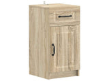 2 Piece Bathroom Cabinet Set UTRECHT Sonoma Oak Engineered Wood 3417731