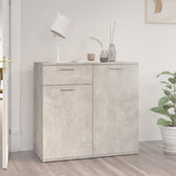 Sideboard Concrete Grey 80x36x75 cm Engineered Wood 805774