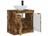 Bathroom Vanity with Sink Smoked Oak 54 x 35 x 83 cm 890143
