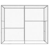 Cat Cage 3x1.5x2.5 m Galvanised Steel 146360