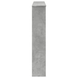 Fireplace Surround Concrete Grey 100x20x100 cm Engineered Wood 854574