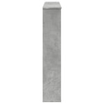 ZNTS Fireplace Surround Concrete Grey 100x20x100 cm Engineered Wood 854574