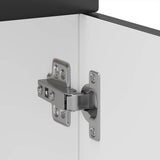 Kitchen Base Cabinet Kalmar Black Engineered Wood 853468