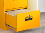 File Cabinet Mustard Yellow 44 x 50 x 74.5 cm Cold-Rolled Steel 891595