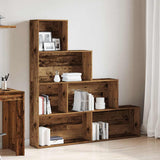 Book Cabinet Old Wood 157x24x160 cm Engineered Wood 855888