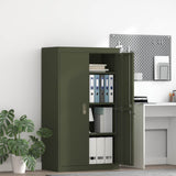 Storage Cabinet Olive Green 80 x 40 x140 cm Steel 3406182