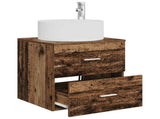 Wall-Mounted Sink Vanity Old Wood 49.5 x 44.5 x 65.5 cm 890324