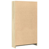 Bookcase Sonoma Oak 80x24x143 cm Engineered Wood 857846