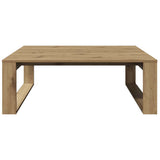 Coffee Table Artisan Oak 100x100x35 cm Engineered Wood 856691