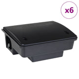 Mouse Traps 6 pcs Black 23x19x9.5 cm 4106488
