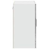 Kitchen Wall Cabinet with Glass Door Porto Concrete Grey 854091