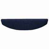 Self-adhesive Stair Mats 15 pcs Navy 80 x 24.5 x 3.5 cm 42038674