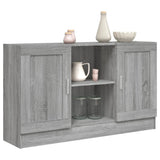 Sideboard Grey Sonoma 120x30.5x70 cm Engineered Wood 815625
