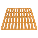 Bath Mat Natural 100 x 53 cm Solid Acacia Wood 42025261