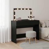 Dressing Table Black Oak 100 x 40 x 120 cm Engineered Wood 868862