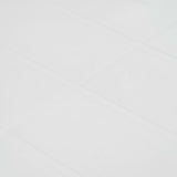 Garden Table White 79x79x72 cm Plastic Rattan Look 45601