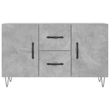 Sideboard Concrete Grey 100x36x60 cm Engineered Wood 828168