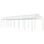Gazebo with Roof White 15.61x2.28x2.69 m Polyethylene 3155507