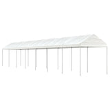 Gazebo with Roof White 15.61x2.28x2.69 m Polyethylene 3155507
