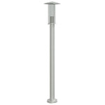 ZNTS Outdoor Floor Lamps 3pcs Silver 100 cm Stainless Steel 4006352