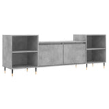TV Cabinet Concrete Grey 160x35x55 cm Engineered Wood 831336