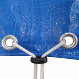 Pool Covers 2 pcs PE Round 460 cm 90 g/m 3082801