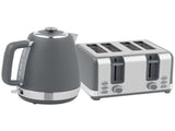 Stainless Steel Kettle and Toaster Set, 1.7L 3000W Rapid Boil Jug Kettle with UK Strix Thermostat, T3398P378833