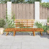 Garden Bench Brown Solid acacia wood Large 316471