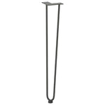 ZNTS Hairpin Table Legs 4 pcs Anthracite 72 cm Solid Steel 4012426