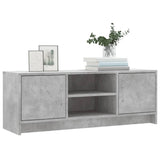 TV Cabinet Concrete Grey 102x30x37.5 cm Engineered Wood 823257