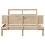 Bed Frame with Headboard without Mattress 140x200 cm 3306086
