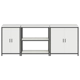 Kitchen Storage Set HATTEM 3 pcs White Cold-rolled Steel 3392674