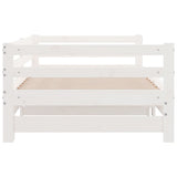 Pull-out Day Bed without Mattress White 90x190 cm 814655