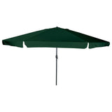 Garden Parasol Green 394 x 394 x 248 cm Polyester and Steel 42003637