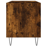 Record Cabinet Smoked Oak 85x38x48 cm Engineered Wood 831705