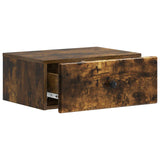 Wall-Mounted Bedside Cabinet 2 pcs Smoked Oak 49 x 34.5 x 20 cm 899136