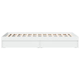 Bed Frame with Drawers without Mattress White 90x200 cm 3280678