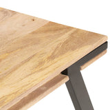 Coffee Table 114x65x40 cm Solid Mango Wood 288118