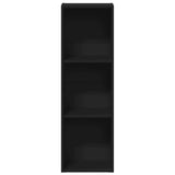 Book Cabinet/TV Cabinet Black 36x30x114 cm Engineered Wood 800136