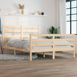 Bed Frame without Mattress Solid Wood Pine 160x200 cm 3103723