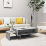 Coffee Table Concrete Grey 105x55x32 cm Engineered Wood 808526