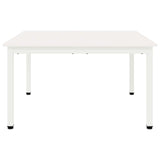 Coffee Table White 80 x 80 x 45 cm Solid Pine Wood 892768