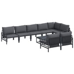 Garden Sofa Set Anthracite Steel 3379009