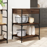 Kitchen Trolley Brown Oak 60x48x89.5 cm Engineered Wood 842375