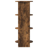 Side Cabinet Smoked Oak 40 x 40 x 100 cm Engineered Wood 899848
