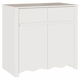Sideboard Drammen White 79 x 43 x 75.5 cm Solid Pine wood 42003041
