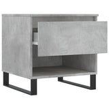 Coffee Tables 2 pcs Concrete Grey 50x46x50 cm Engineered Wood 830933