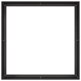 Planter Black 100x100x40 cm Steel 860815